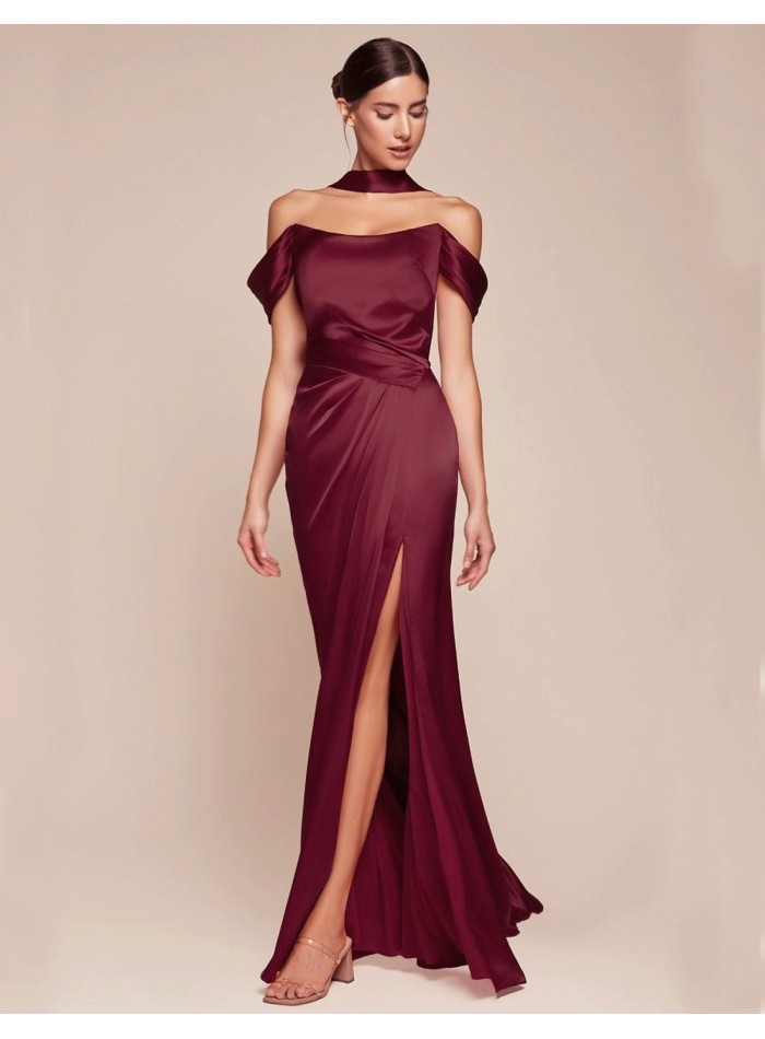 Vestido de fiesta largo para invitada con...