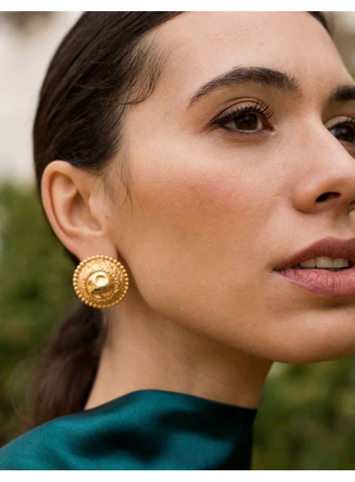 Boucles d'oreilles circulaires en forme de...