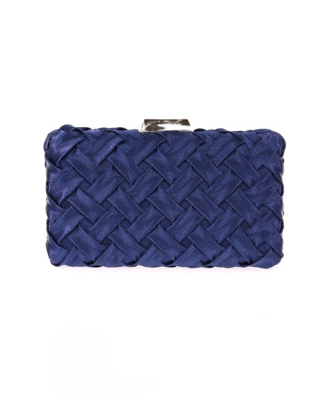 Sac de soirée en satin tressé