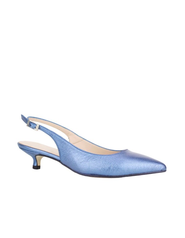 Chaussure à talon bas avec finition métallique 2