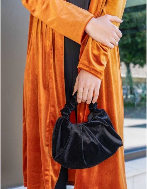 Pochette en velours froissé 2