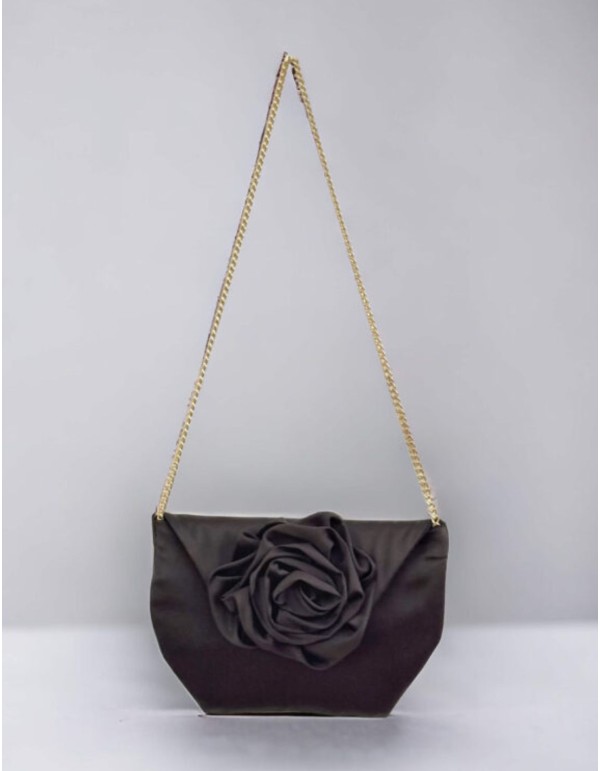 Sac à main avec détail maxi-fleur et chaîne intérieure... 2