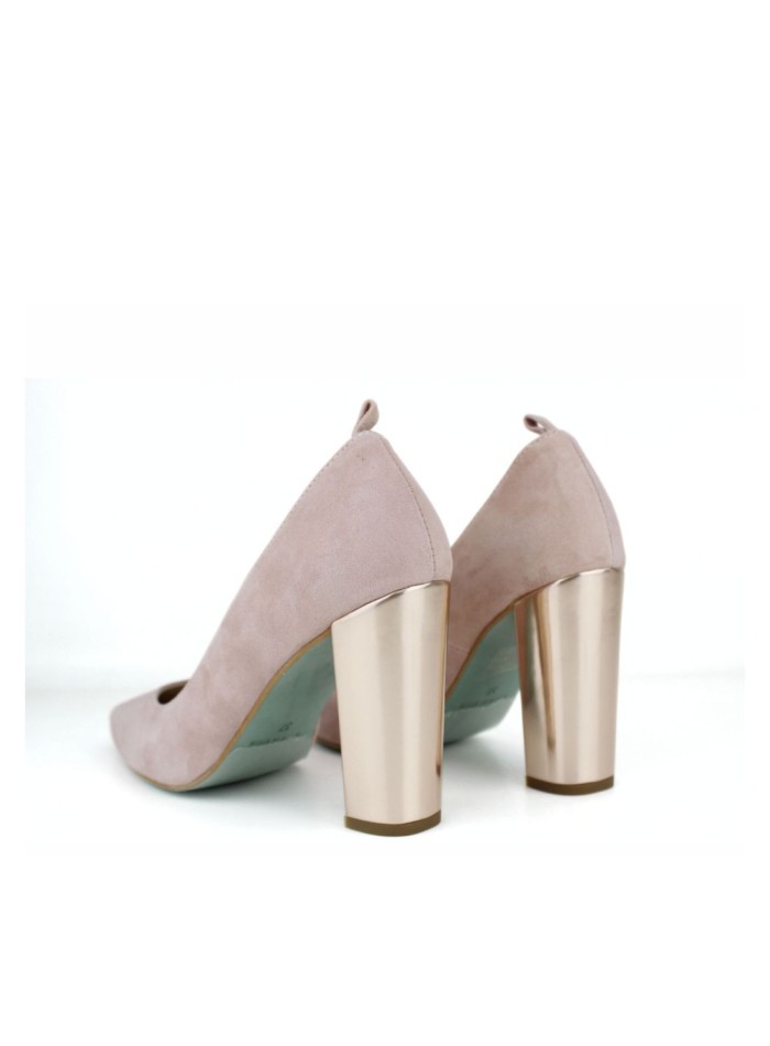 Chaussures à talons en daim souple avec talons...