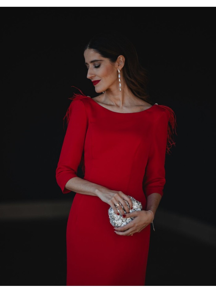 Clutch joya en forma de flor con cristales -...