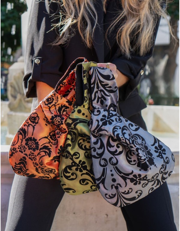Sac à main japonais à motifs de style bowler 2