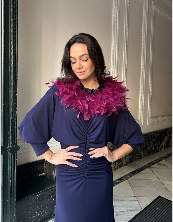 Collier en plumes naturelles 2