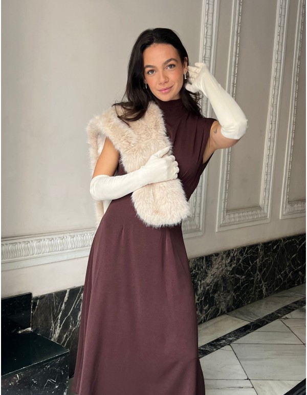 Long suede gloves for guests 2