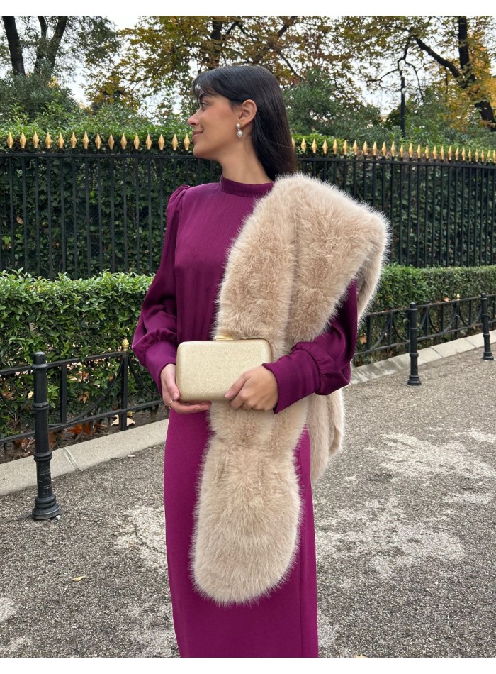 Bolso de fiesta metalizado para invitada con...