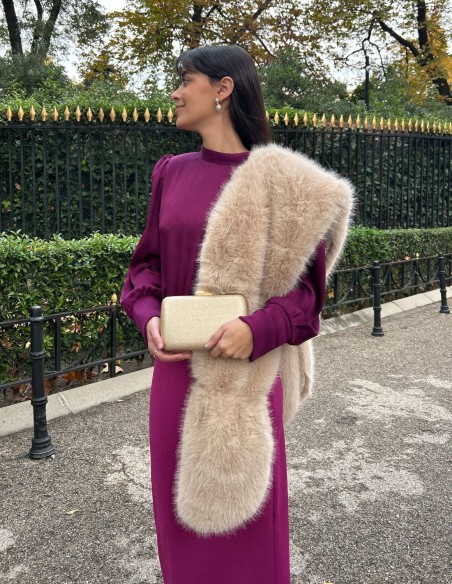 Metallic party bag for guest with rectangular shape