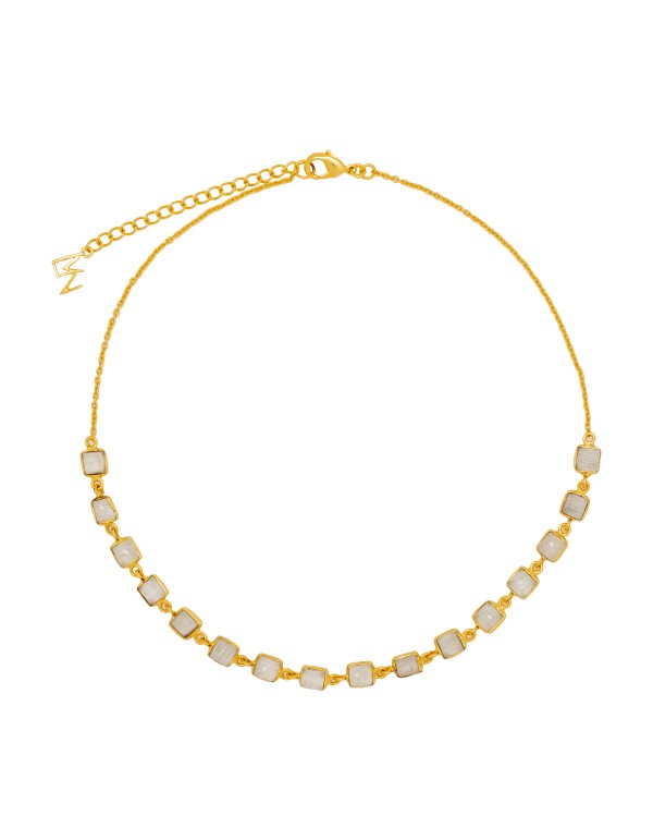 Choker Niagara White and gold
