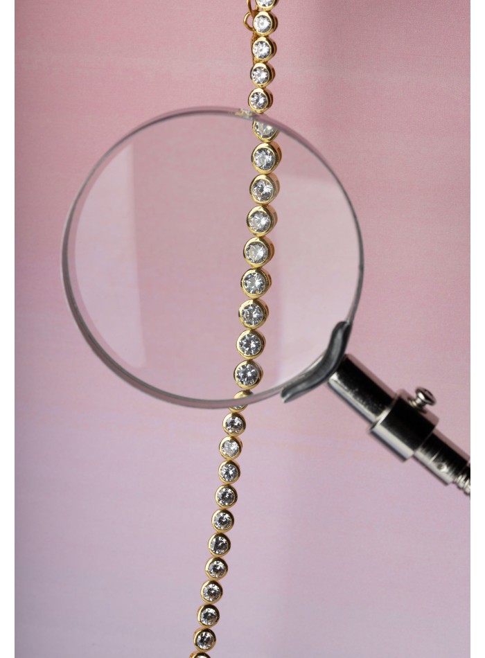 Choker Dorado de Circonitas Riviere