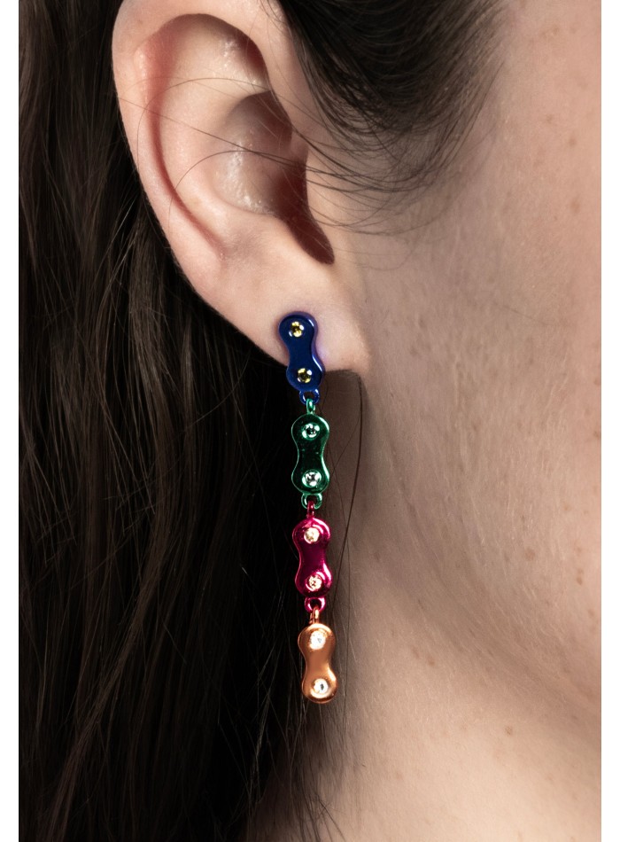 Long Multicolor Earrings
