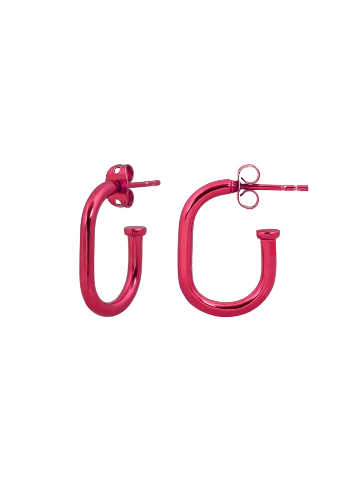 Fluorescent Fuchsia Earrings