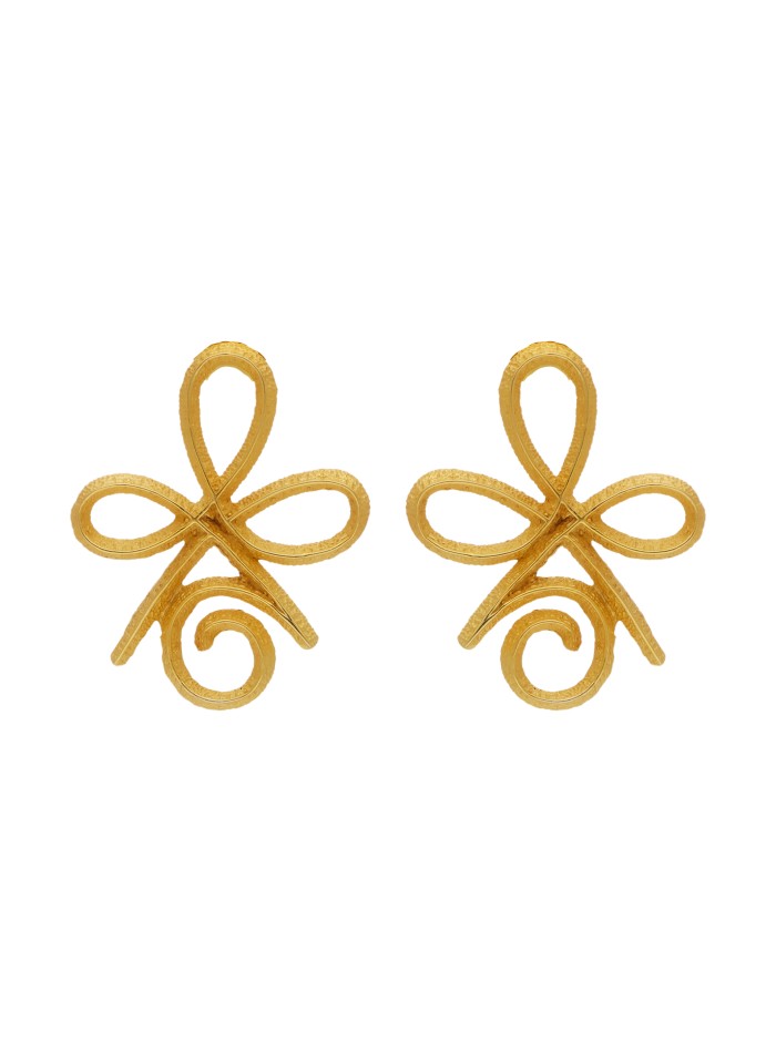 Pendientes Unconditional Love Dorado