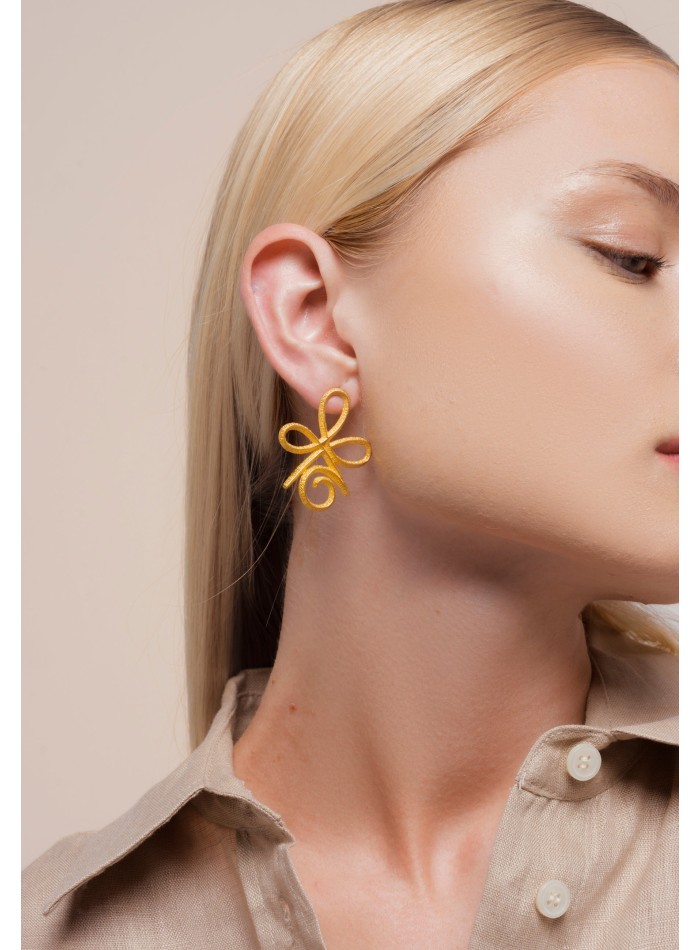 Unconditional Love Gold Earrings