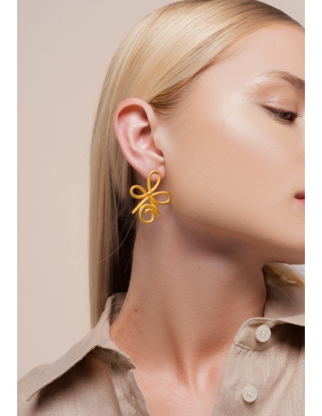 Unconditional Love Gold Earrings