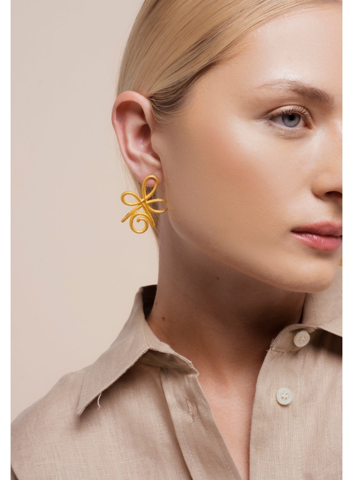 Unconditional Love Gold Earrings