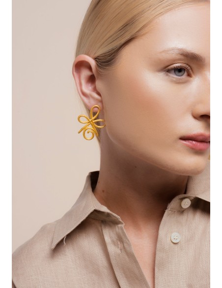 Pendientes Unconditional Love Dorado