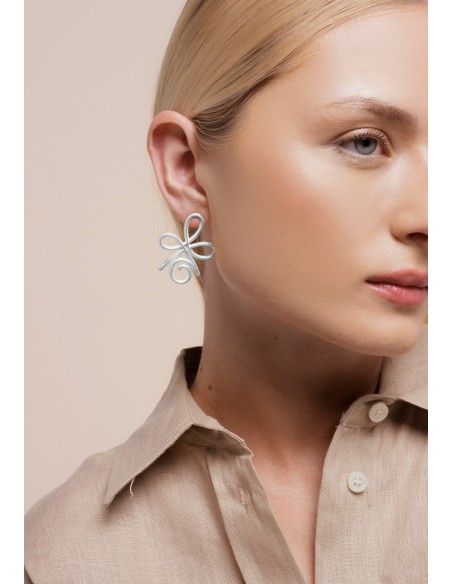 Pendientes Unconditional Love Plata