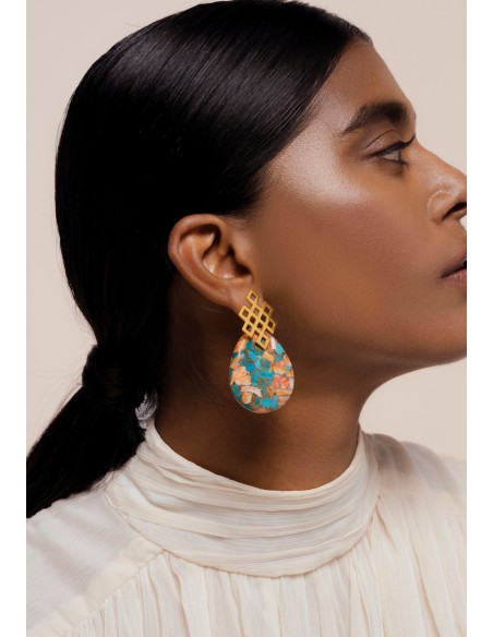 Endless Knot Multicolor Earrings