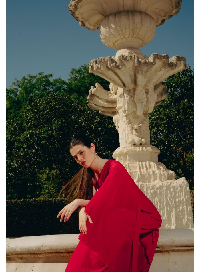 Boucles d'oreilles plaquées or en forme d'oeil...