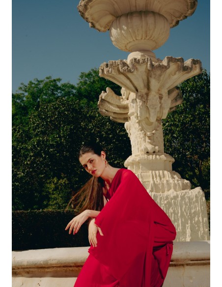 Boucles d'oreilles plaquées or en forme d'oeil orange avec pierre