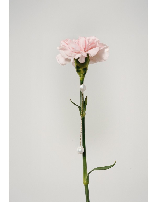 Pendientes largos con perlas - Dara 2