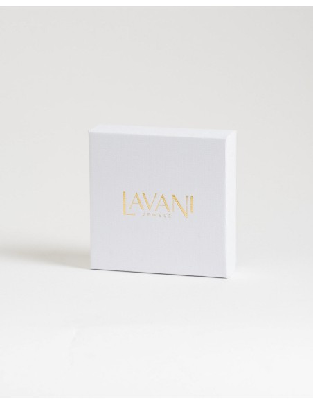 Pendentif en or avec pierre violette