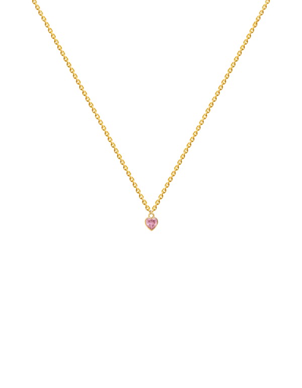 Pink mini heart pendant - Kindness