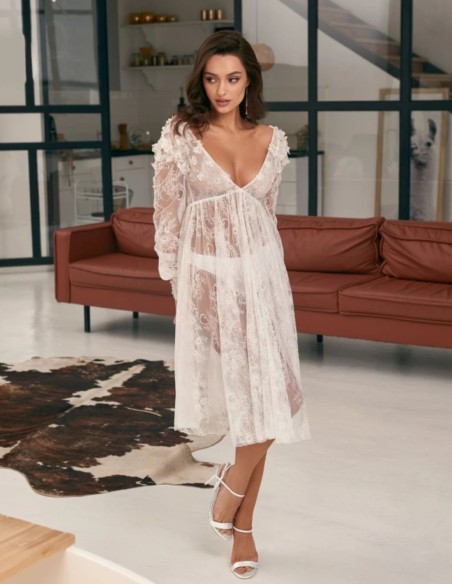 Camisón lencero de novia para luna de miel