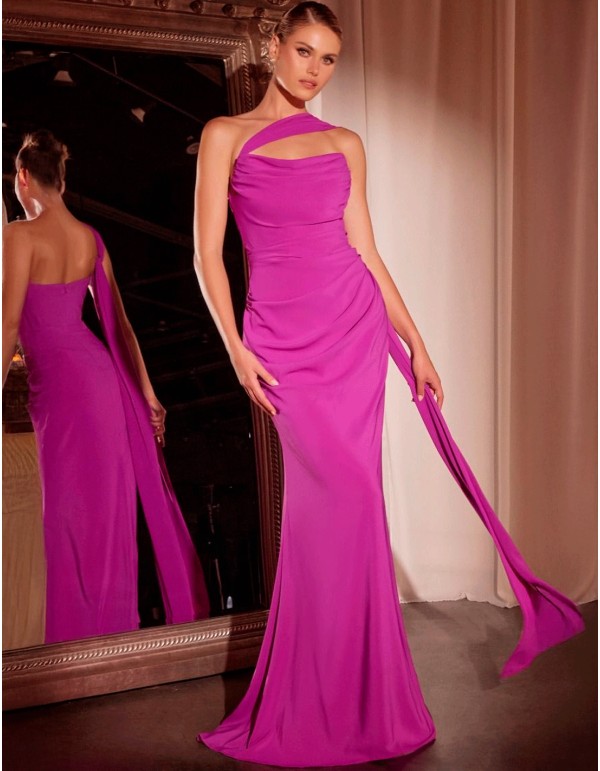 Robe d'invitée de mariage multipositions en gaze 2