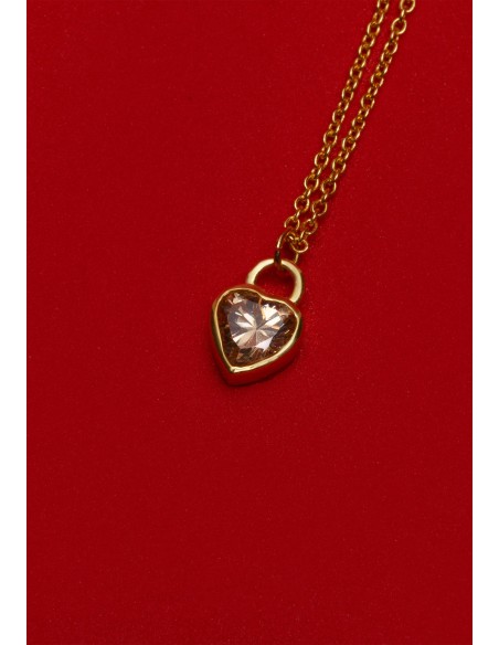 Mini Pink Heart Pendant - Kindness