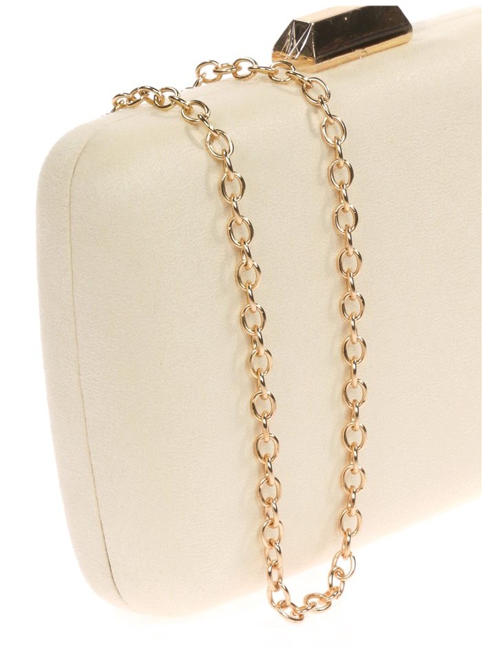 bolso de invitada beige
