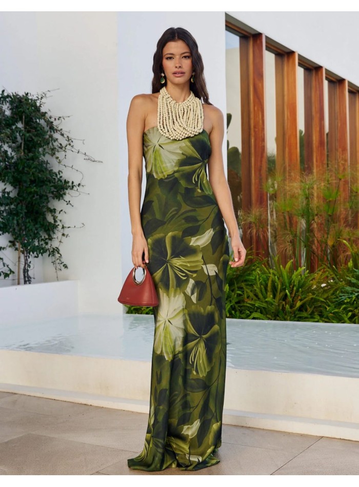 Vestido largo de fiesta para invitada