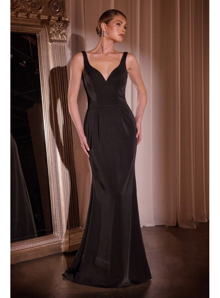 Robe de soirée longue avec veste en strass