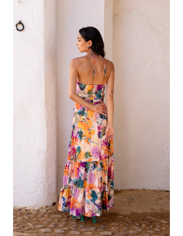 Robe d'invité blanche décolletée à l'encolure dos nu,... 2