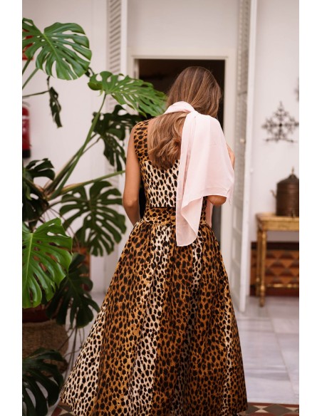 Pearl pink chiffon cape