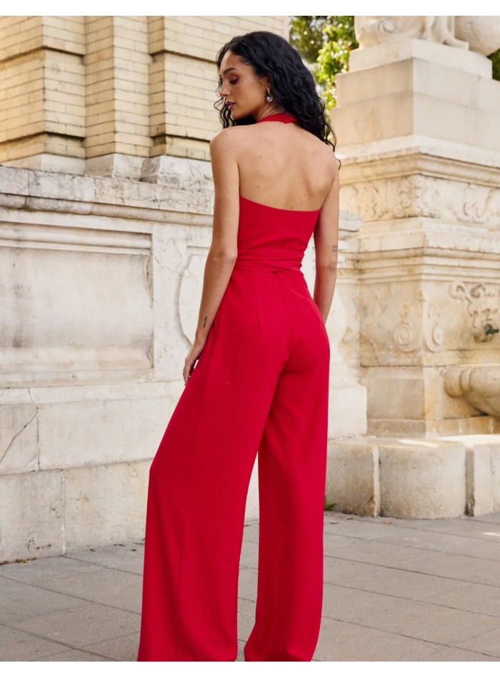 copy of Black elephant foot long jumpsuit with...