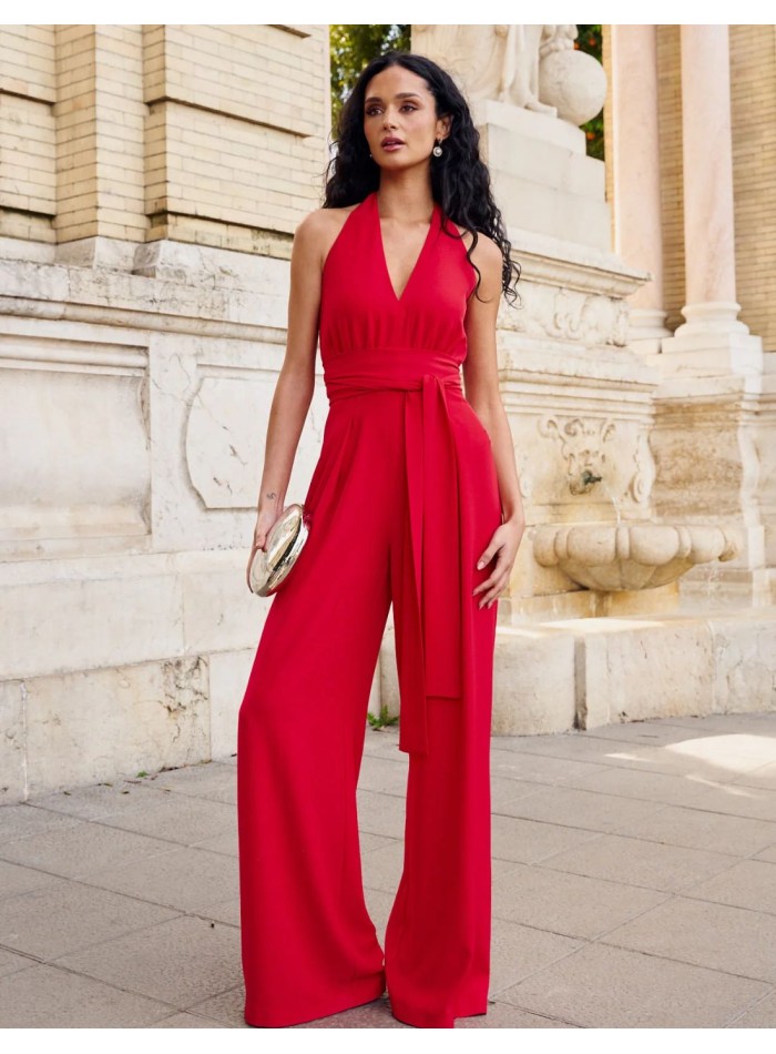 copy of Black elephant foot long jumpsuit with...