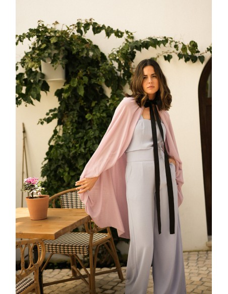 Pantalon long droit lavande avec poches