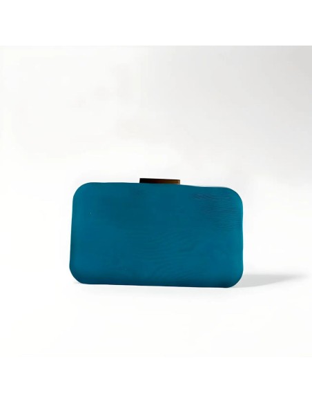 Sac à main à pochette florale en strass jaune et turquoise