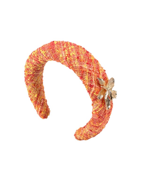 Diadema de invitada en tweed con aplique