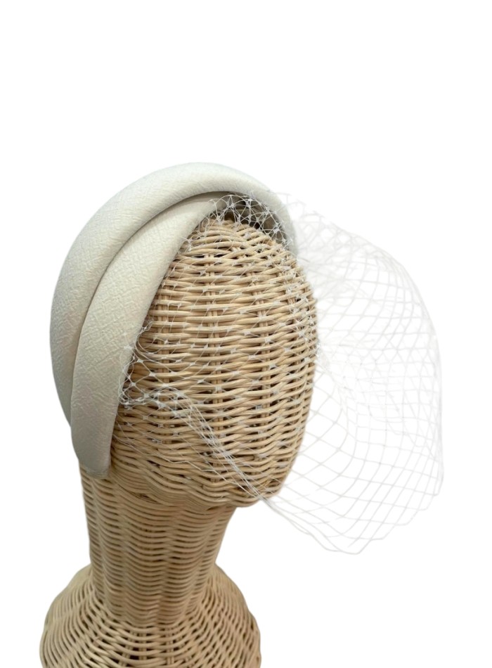 Bandeau d'invité double brut avec voile en...