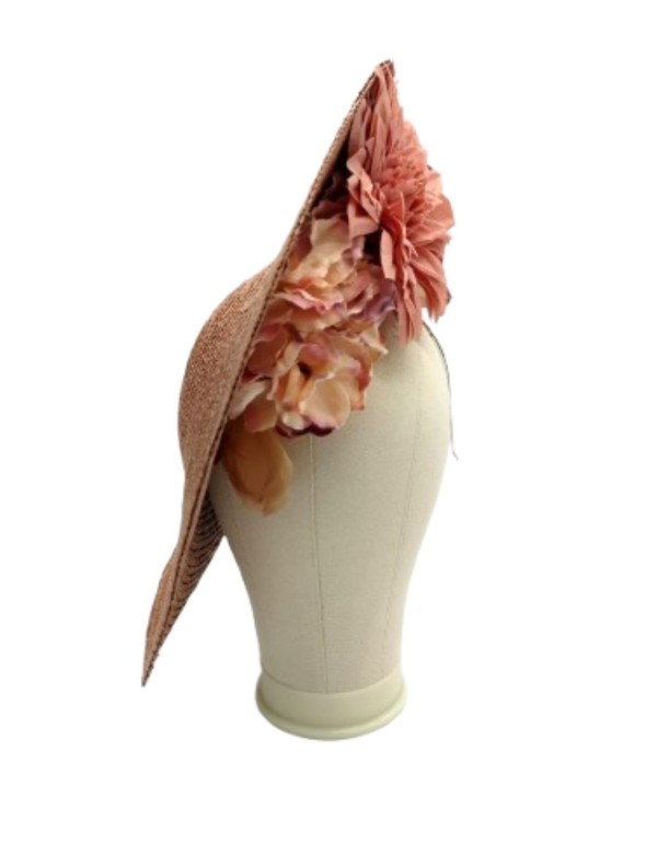 Headdress with hydrangea flowers