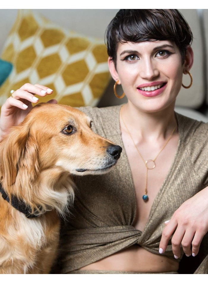 Maravillosos aros de  Eme Jewels como complemento perfecto para una boda