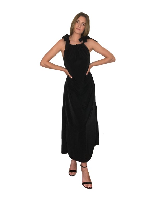 CoCo VeVe black coctel dress for INVITADISIMA