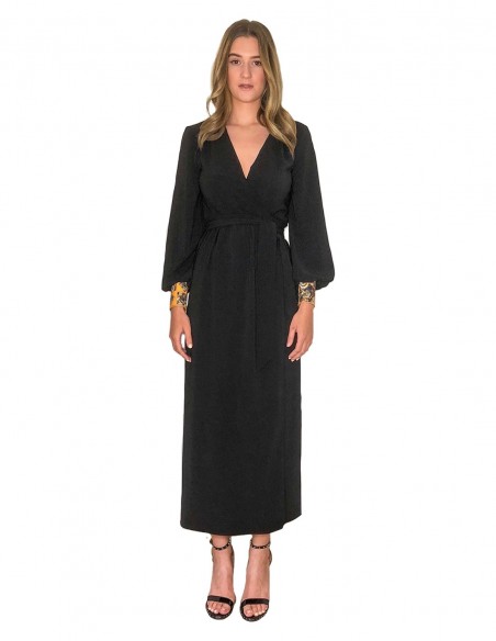 Black crepe dress by CoCo VeVe