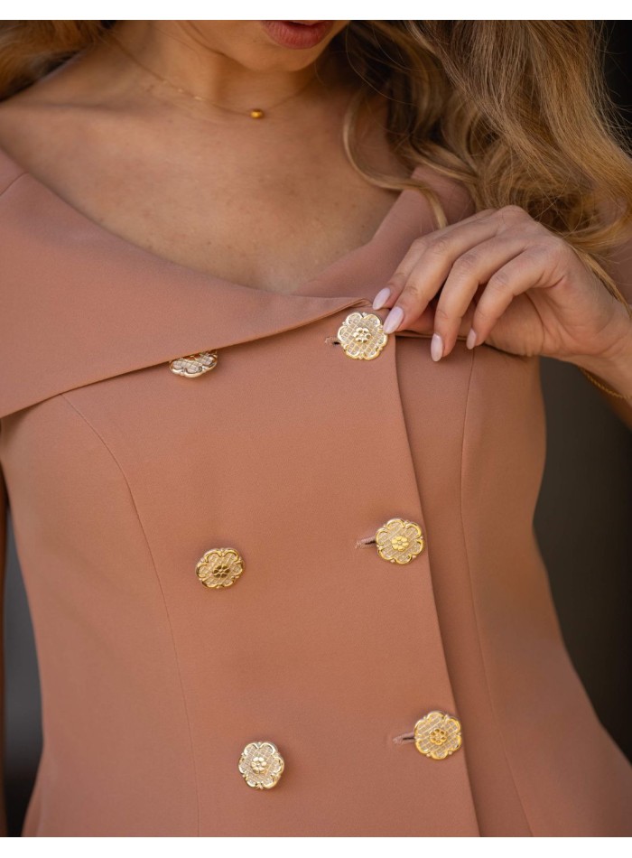 Guest ensemble with button top and pants