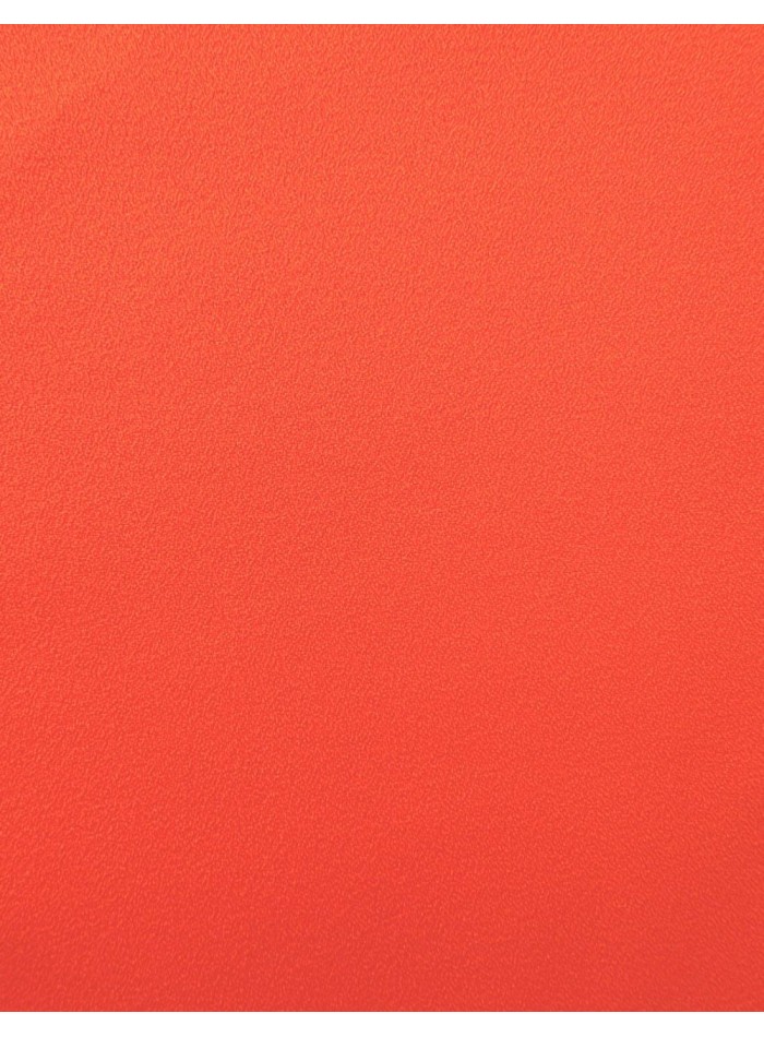 Vestido de invitada midi con manga de volantes color naranja