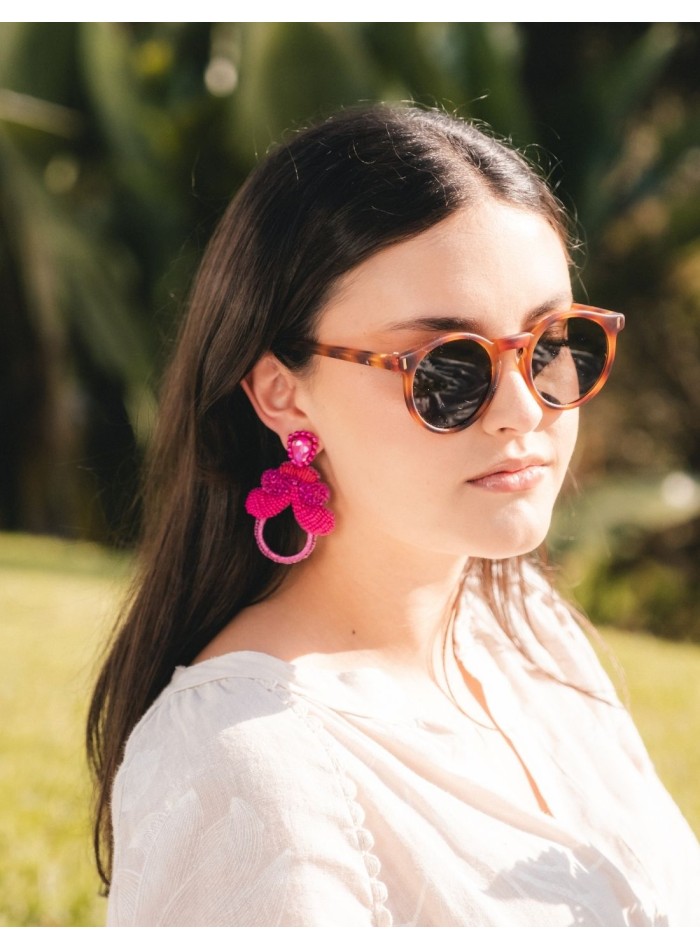 Boucles d'oreilles de fête faites à la main...